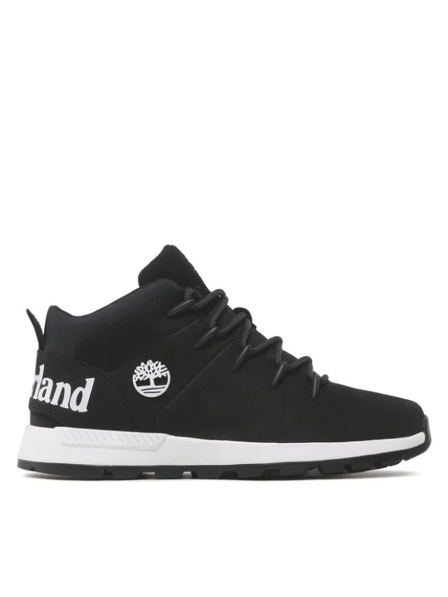 Timberland Sprint Trekker Mid Lace Up Sneaker Jet Black Ανδρικά Μποτάκια Μαύρα