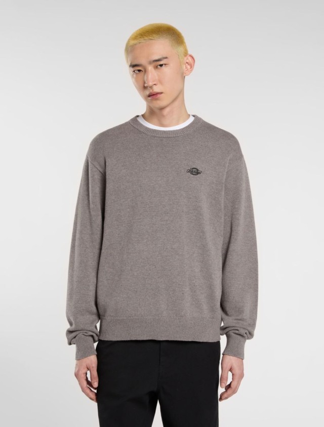 Dickies Summerdale Sweater December Sky Ανδρικό Πλεκτό Γκρι
