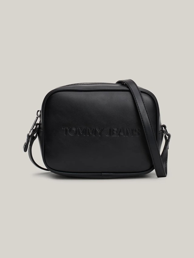 Tommy Hilfiger Tjw Ess Must Camera Bag Γυναικεία Τσάντα Μαύρη