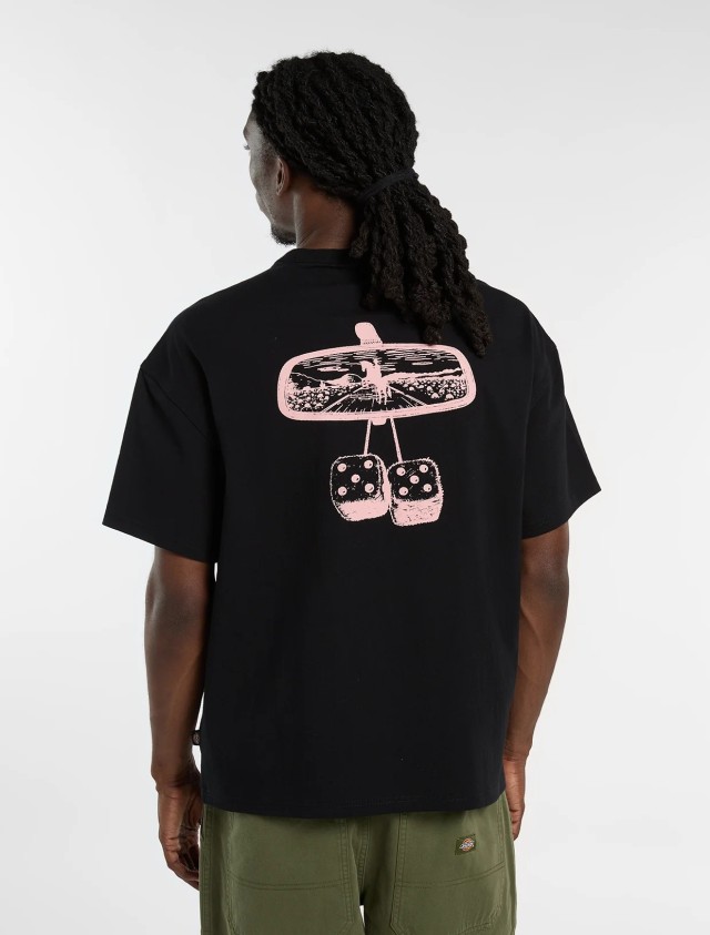 Dickies Polk Ss Tee Stormy Sea Ανδρική Μπλούζα Μαύρη