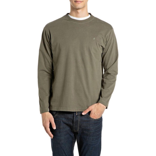 Replay Ανδρική Μπλούζα Λαδι