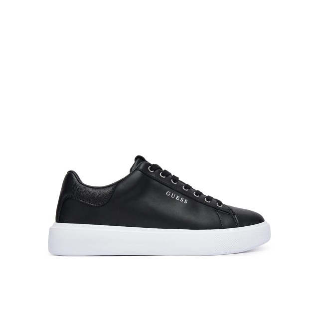 Guess Pravi Ανδρικά Δερμάτινα Sneakers Μαύρα
