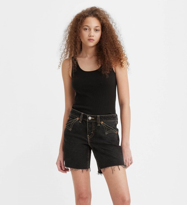 Levis Essential Rib Tank Blacks Γυναικεία Μπλούζα Μαύρη