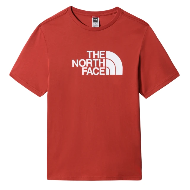 The North Face M S/S Easy Tee Tandori Spce Rd Ανδρικη Μπλουζα Κοκκινη