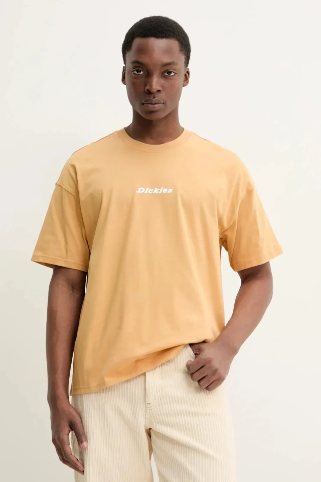 Dickies Enterprise Tee Ss Oak Buff Ανδρική Μπλούζα Kίτρινο