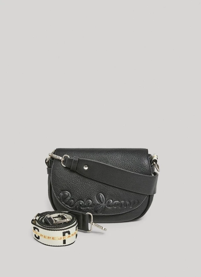 Pepe Jeans Crisha Core Γυναικεία Τσάντα Μαύρη