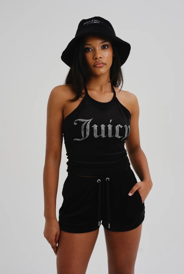 Juicy Couture Tamia Γυναίκειο Σορτς Μαύρο