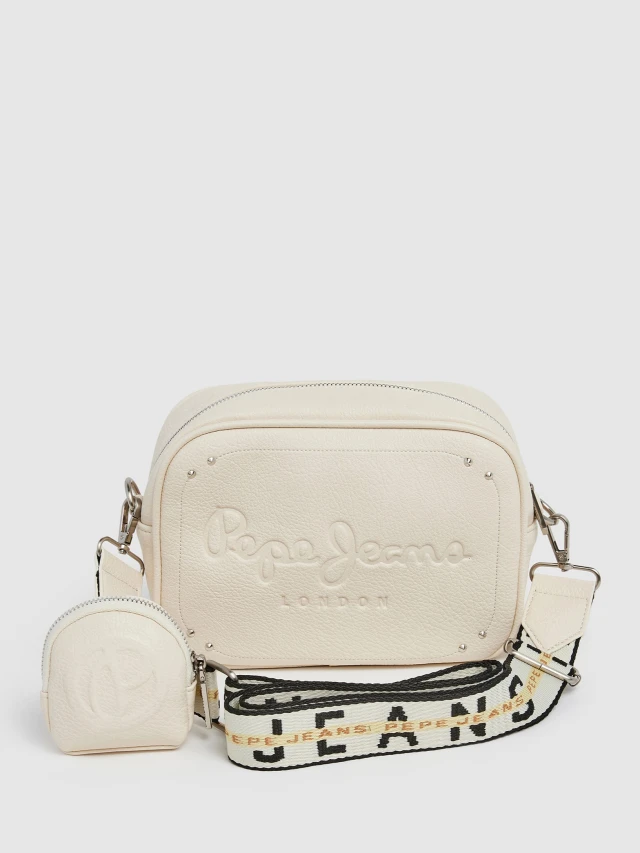 Pepe Jeans Bassy Core Γυναικεία Τσάντα Εκρού
