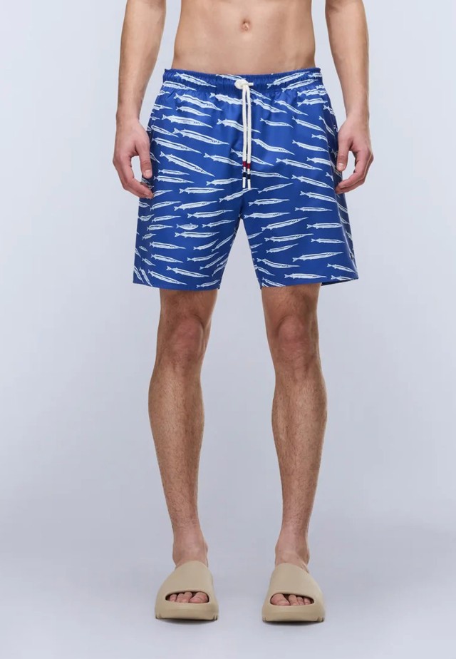 Napapijri V-Elior Aop Aop Fh1 Ανδρικό Μαγιό Μπλε Ρουα