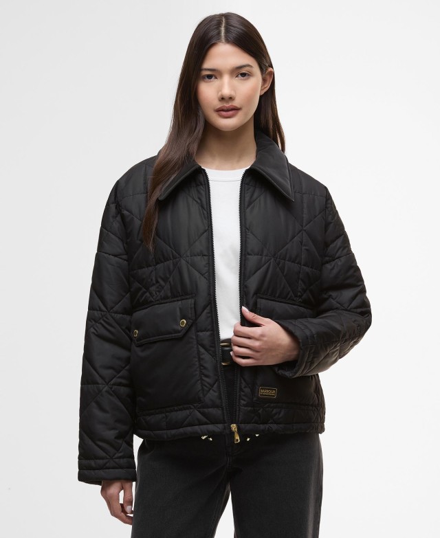 Barbour B.Intl Juliana Quilted Jacket Γυναικείο Μπουφάν Μαύρο