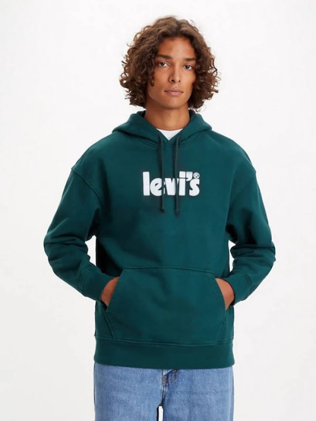 Levis Relaxed Graphic Po Core Poster Ανδρικο Φουτερ Κυπαρισι