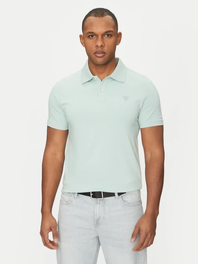 Guess Nolan Ss Polo Ανδρικό Βεραμάν