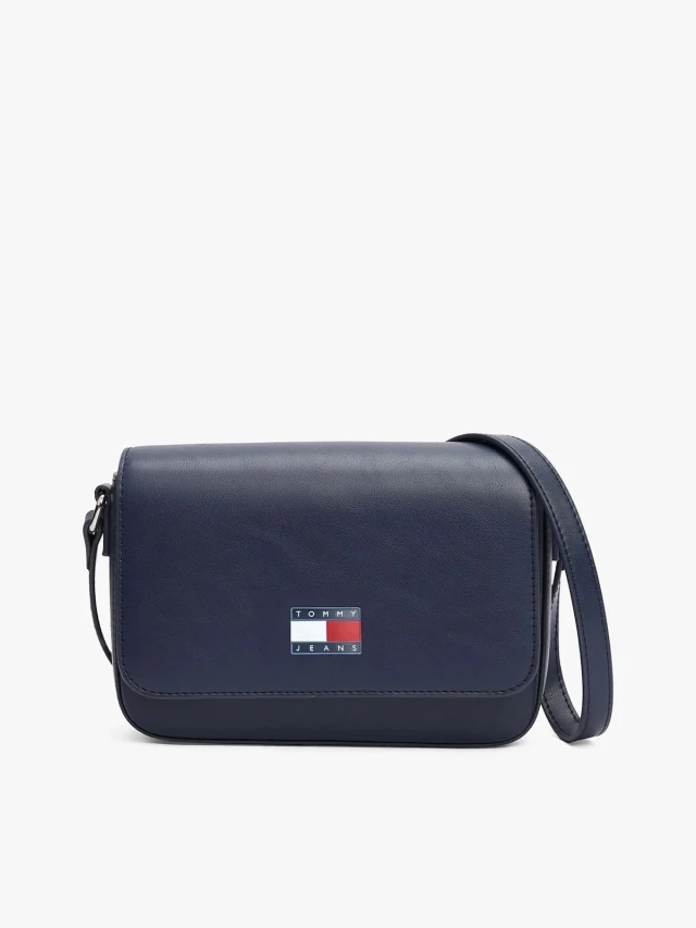 Tommy Hilfiger Tjw Ess Must Flap Crossover Γυναικεία Τσάντα Μπλε