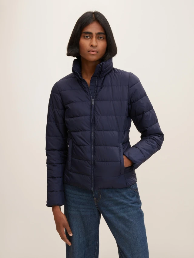 Tom Tailor Ultra Lightweight Jack Γυναικειο Μπουφαν Μπλε