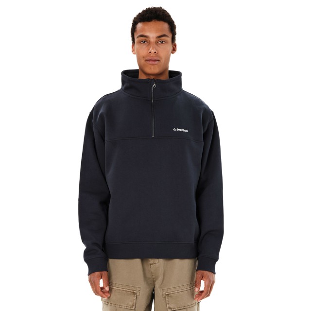 Emerson Mens Half Zip Sweat Ανδρικό Φούτερ Μπλε
