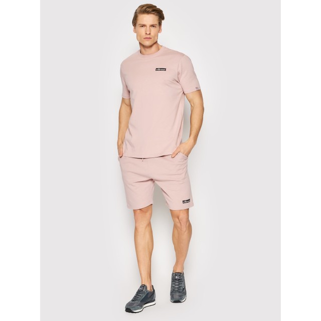 Ellesse Oulan Set T-Shirt Βερμουδα Ανδρικο Ροζ