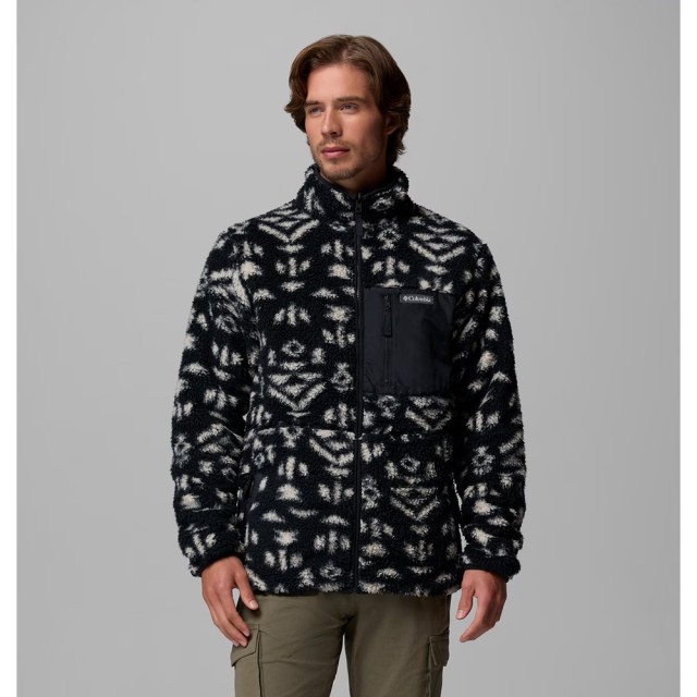 Columbia Winter Pass™ Reversible Fleece Ανδρική Ζακέτα Fleece Μαύρο 2πλης οψης