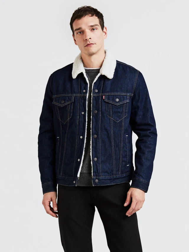 Levis Type 3 Sherpa Trucker Rockridg Ανδρικο Μπουφαν Τζιν