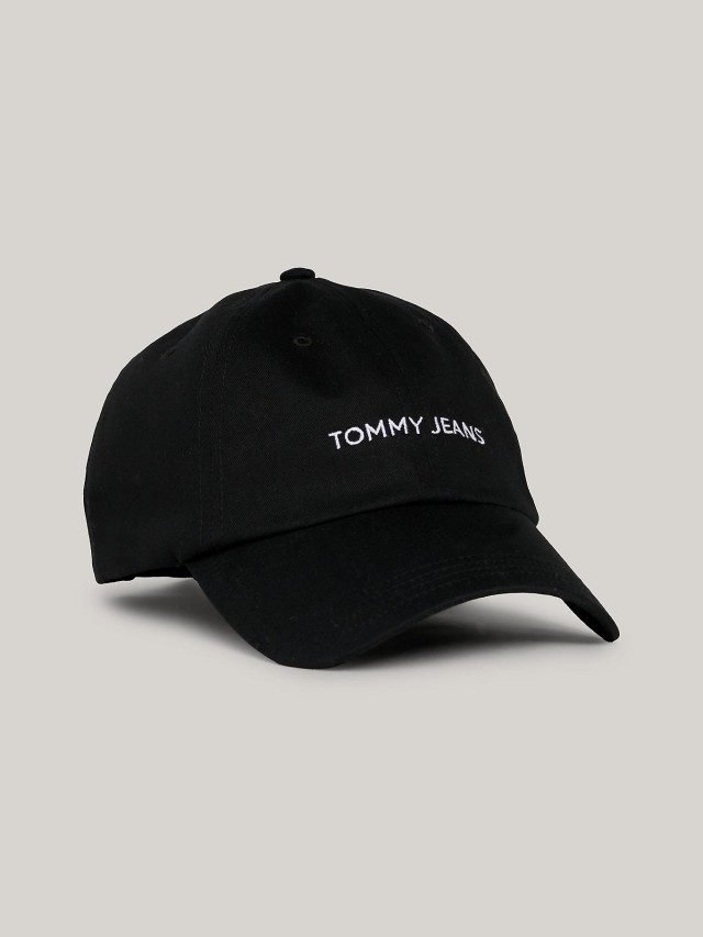 Tommy Hilfiger Tjw Linear Logo Cap Καπέλο Μαύρο
