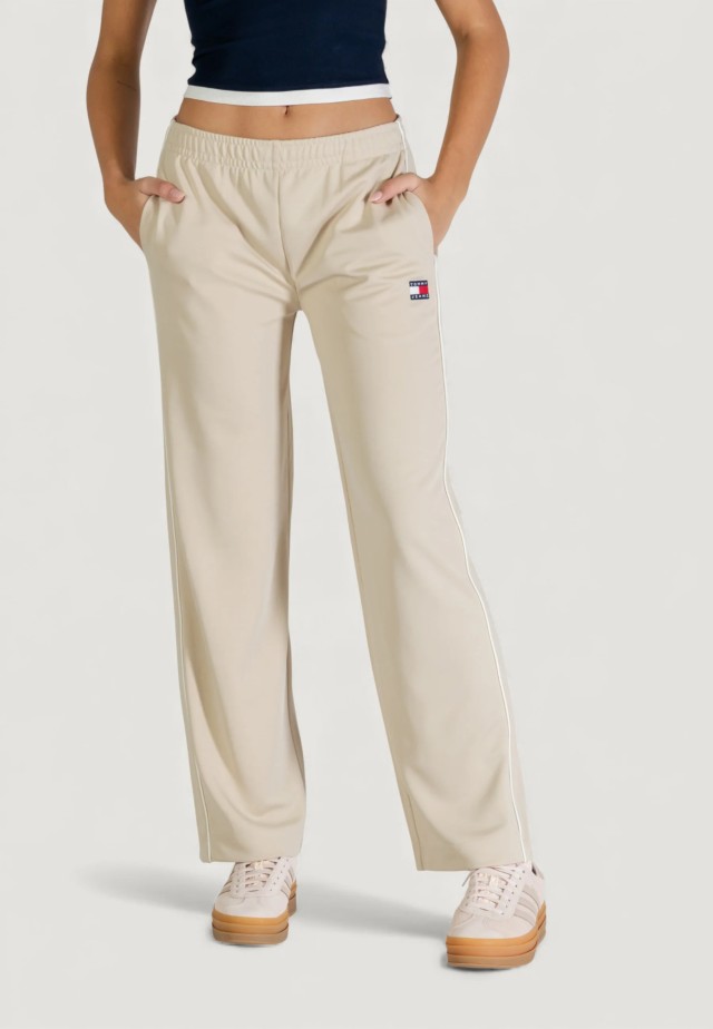 Tommy Hilfiger Tjw Archive Track Pant Γυναικείο Παντελόνι Φόρμας Μπεζ