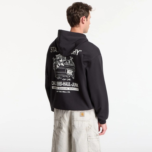 Vans Trashy Pullover Black Ανδρικο Φουτερ Μαυρο