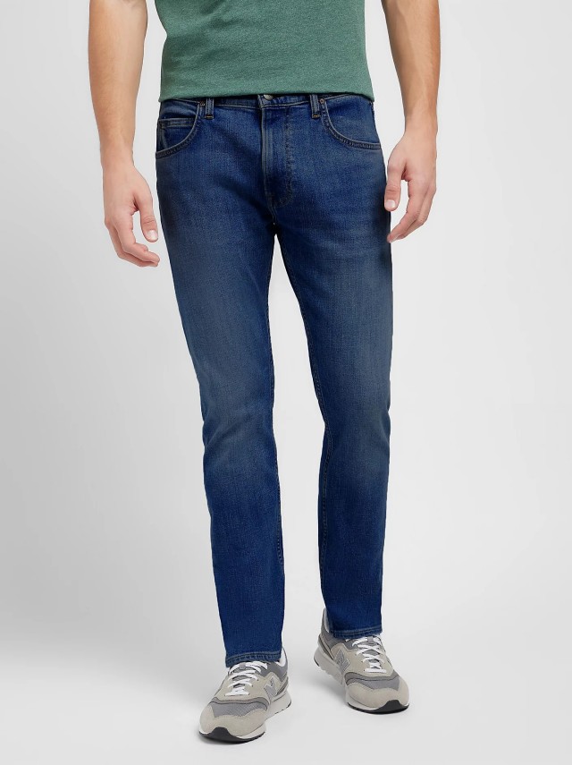 Lee Rider Deep Ocean Ανδρικό Παντελόνι Τζιν  Stone Wash