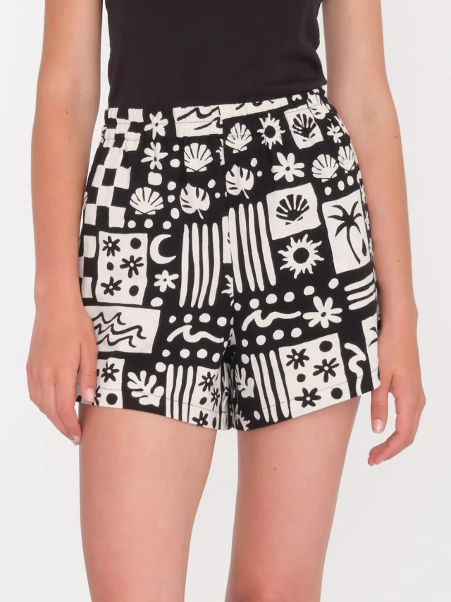 Volcom Sunny Wild Short Γυναικείο Σορτς Μαύρο