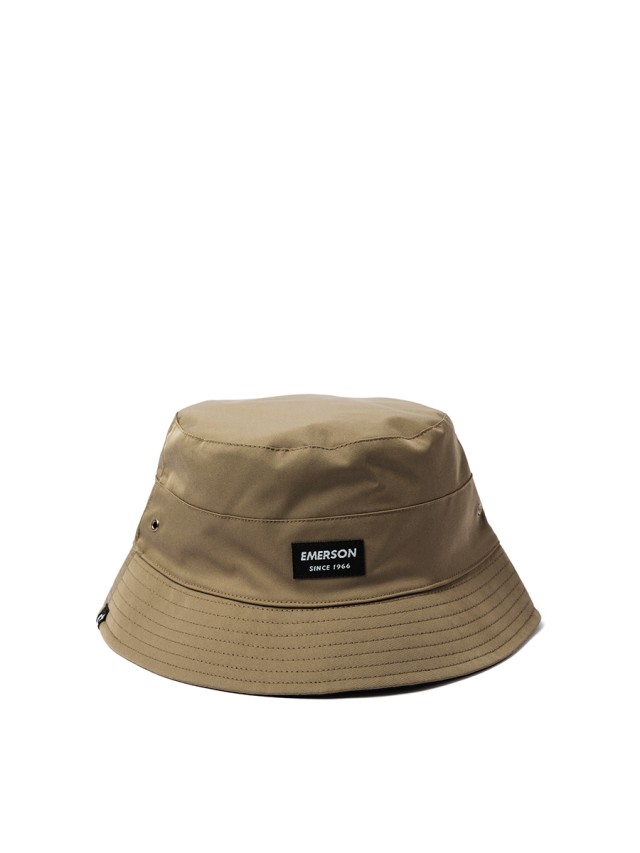 Emerson Unisex Bucket Hat Καπελο Μαυρο-Λαδι