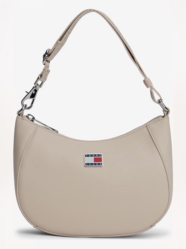 Tommy Hilfiger Tjw Daily Elevated Shoulder Bag Γυναικεία Τσάντα Μπεζ