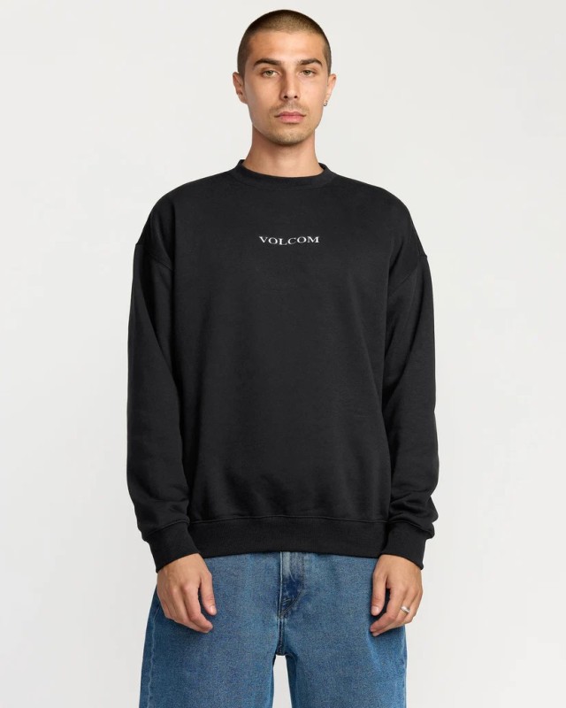 Volcom  Volcom Stone Crew Fleece Ανδρικό Φουτερ Μαύρο