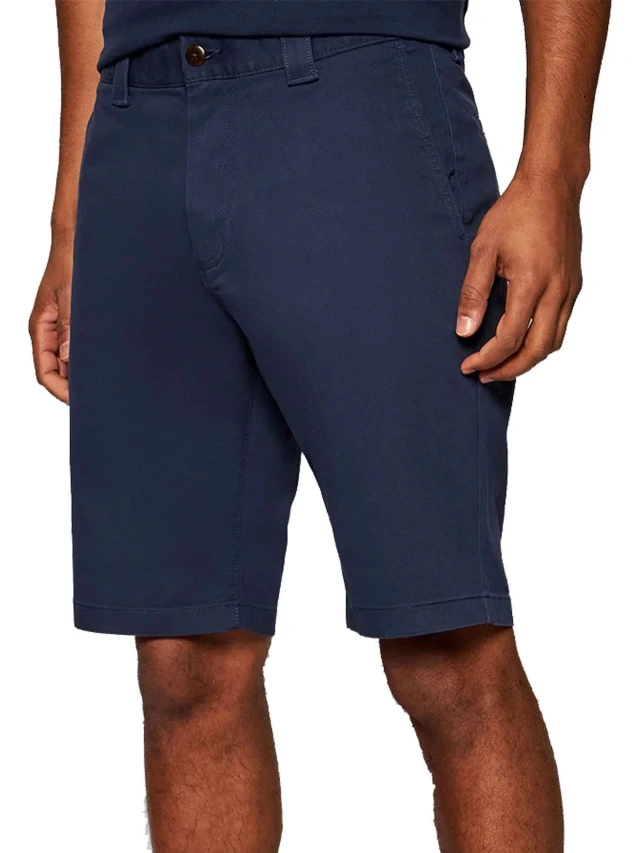 Tommy Hilfiger Tjm Scanton Chino Short Ανδρική Βερμούδα Τσινος Μπλε
