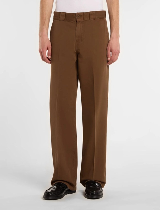 Dickies 247 Loose Garment Dyed Work Pant Ανδρικό Παντελόνι Καφέ