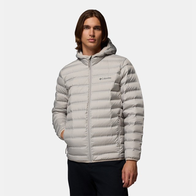 Columbia Lake 22™ II Down Hooded Jacket Ανδρικό Μπουφάν Γκρι Παγου