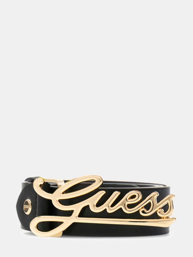 Guess Melisandra Adj & Not Rev H35 Γυναικεία Ζώνη Μαύρη