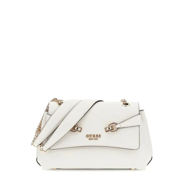 Guess Lorelei Convertible Xbody Flap Γυναικεία Τσάντα Μπεζ