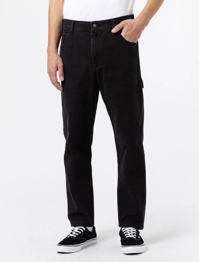 Dickies Duck Carpenter Pant Sw Black Ανδρικό Παντελόνι Μαύρο