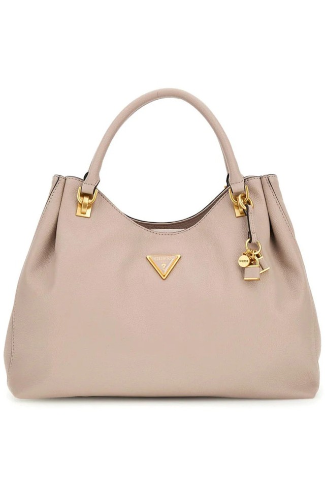 Guess Cosette Girlfriend Carryall Γυναικεία Τσάντα Μπεζ