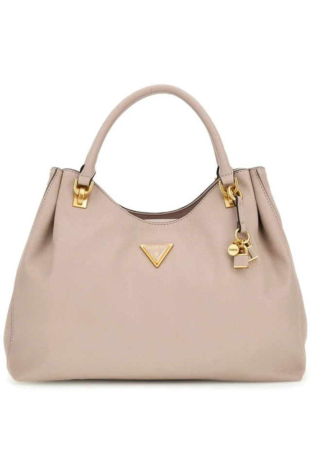 Guess Cosette Girlfriend Carryall Γυναικεία Τσάντα Μπεζ