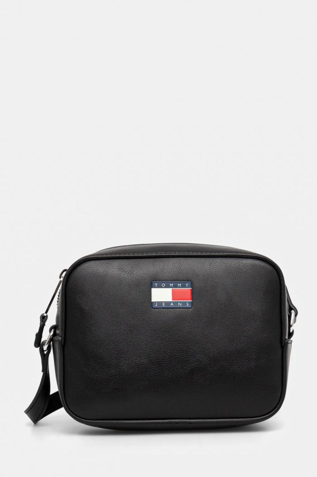 Tommy Hilfiger Tjw Ess Must Camera Bag Γυναικεία Τσάντα Μαύρη