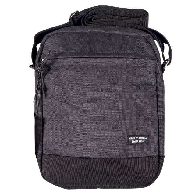 Ck Emerson Shoulder Bag  Τσαντακι Μαυρο-Γκρι