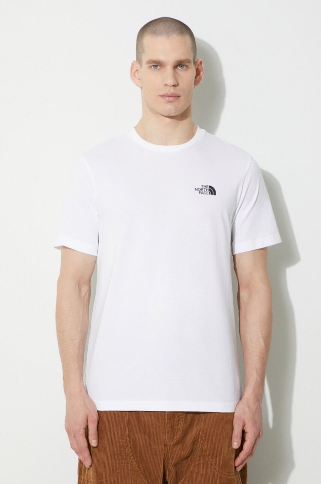 The North Face M S/S SIMPLE DOME TEE TNF WHITE Ανδρικη Μπλουζα Λευκο