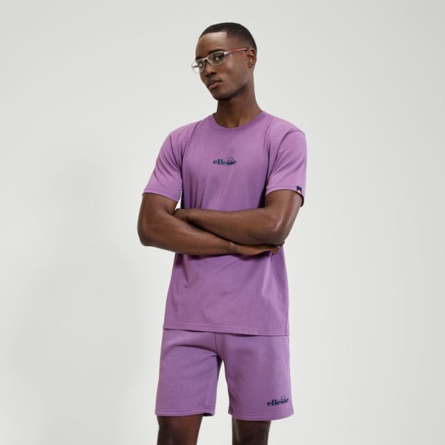 Ellesse Seasonal Fundamentals Ollio Tee Ανδρική Μπλούζα Μωβ