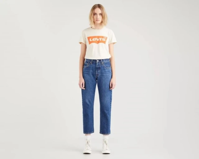 Levis 501 Crop Orinda Troy Horse  Γυναικείο Παντελόνι Τζιν