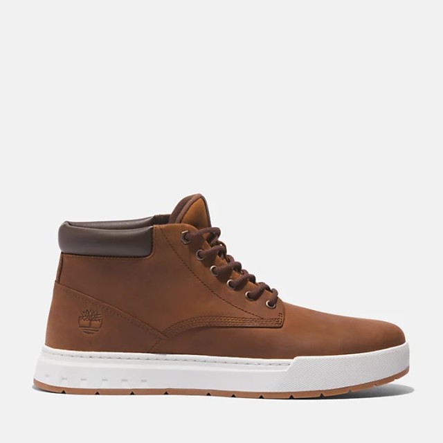 Timberland Mid Lace Sneaker Mapl Brown Ανδρικά Μποτάκια Καφέ
