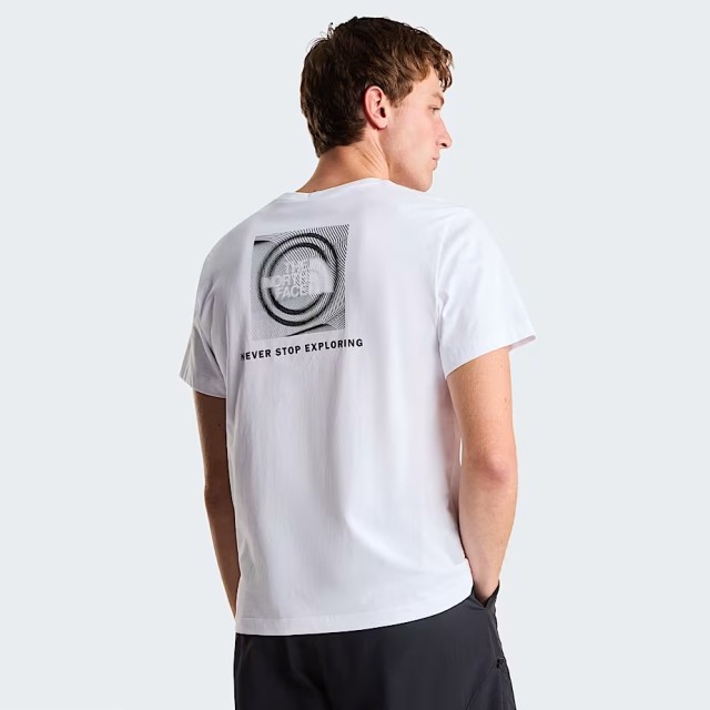 The North Face M Box Nse Eng Rg Ss Tee Tnf White Ανδρική Μπλούζα Λευκή