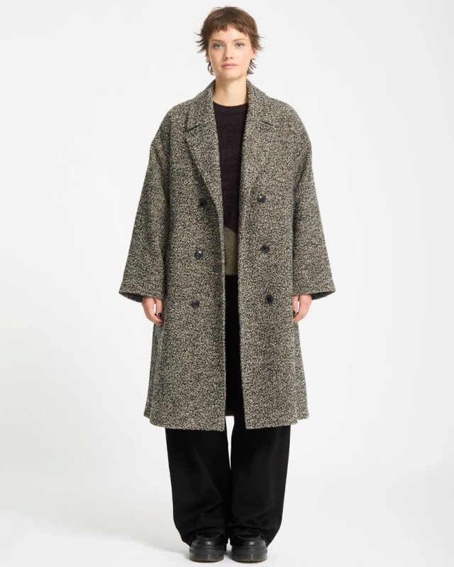 Volcom Eastcoat Γυναικείο Παλτό Μπεζ