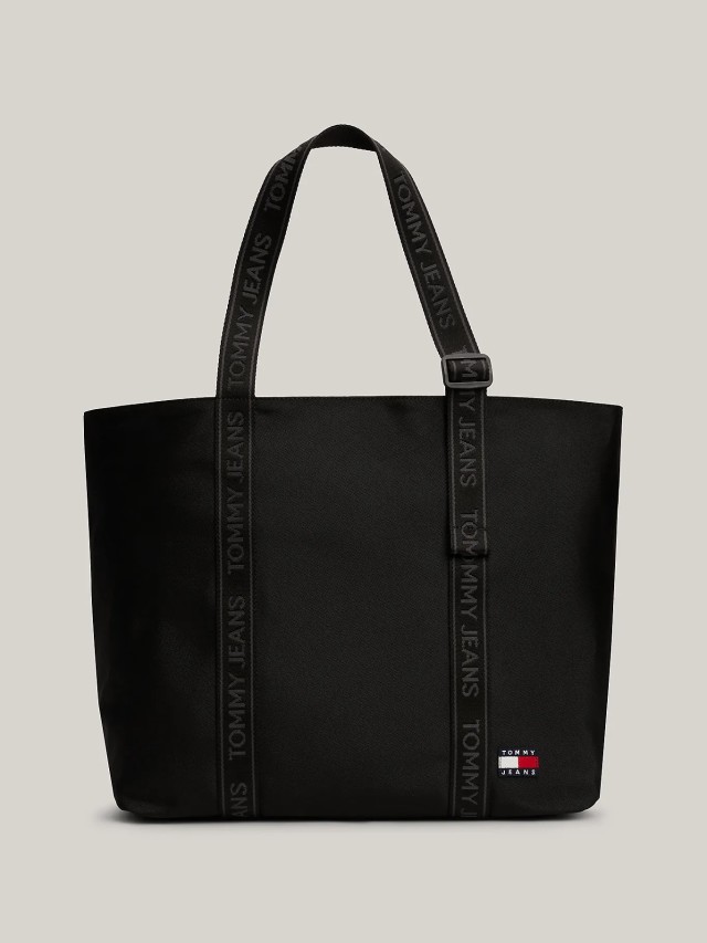 Tommy Hilfiger Tjw Ess Daily Tote Γυναικεία Τσάντα Μαύρη