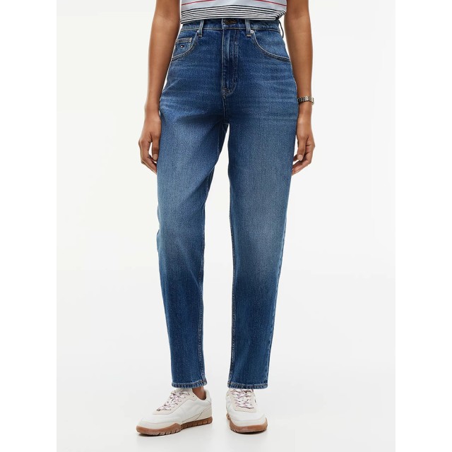 Tommy Hilfiger 90s Mom High Tapered Γυναικείο Παντελόνι Τζιν