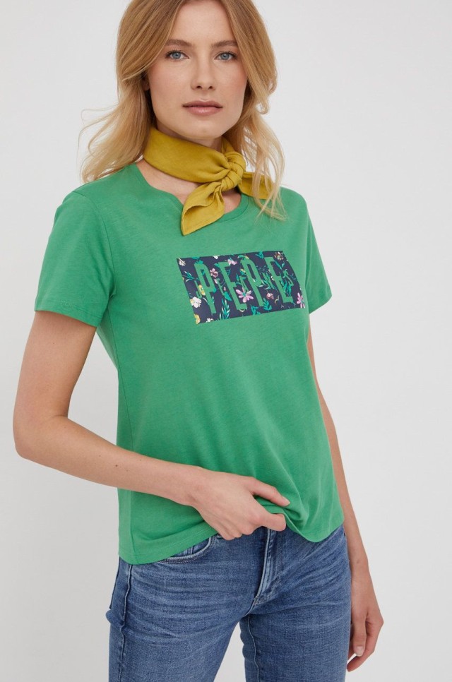 Pepe Jeans Patsy Γυναικεια Μπλουζα Πρασινη
