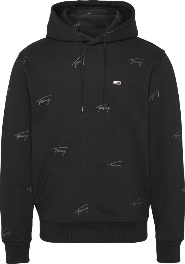 Tommy Hilfiger Tjm Critter Hoodie Ανδρικο Φουτερ Μαυρο